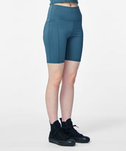 HIGH WAIST SEAMED SECOND SKIN CYCLE SHORT